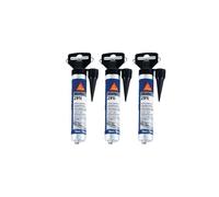Lot de 3 colles mastic marine SIKA Sikaflex 291i - Noir - Mini recharge 70ml