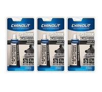 Lot de 3 Colles spécial Caoutchouc & Plastiques 50ml CYANOLIT