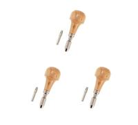 Lot de 3 colliers de serrage pour bijoutier avec poignée en bois