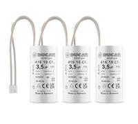 Lot de 3 Condensateurs 3,5uF Moteur Volet Roulant BUBENDORFF - Condensateur avec Connecteur JST pour Réparation Pro de Volet Roulant - Haute Qualité & Longue Durée de Vie - Fond Plat 450V - VOLET TECH