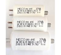 Lot de 3 Condensateurs 6 uF pour Volet Roulant SOMFY, SIMU, NICE - Remplacement Condensateur de Moteur Condensateur Cylindrique à 2 Cosses 2,8mm vis M8