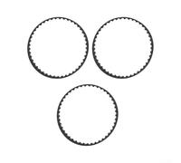 Lot de 3 courroies de rabot 90XL de rechange pour Black et Decker | DN750 KW750 SR600 Courroie d'entraînement en caoutchouc 45 dents largeur 10 mm compatible avec les accessoires numéro de