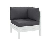 vidaXL Coussins de palette - Anthracite Mélangé