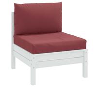 Lot de 3 Coussins de Palette Oreillers Patio Anthracite Mélangé Tissu vidaXL