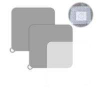 Lot de 3 couvercles de drainage de douche, anti-odeur en silicone, adaptés pour salle de bain, évier de cuisine, toilettes (transparent, gris)