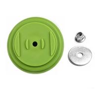 Lot de 3 couvre-têtes de débroussailleuse en plastique avec joint de protection et écrou, réglage multi-angle amovible pour lames de tondeuse à gazon, accessoires de coupe d'herbe de jardin