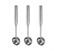 Lot de 3 cuillères à glace en acier inoxydable 304 pour melon, sorbet et dessert - Ustensiles de cuisine (3 grands)