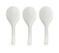 Lot de 3 cuillères à riz en plastique de style japonais antiadhésives pour sushi, riz, purée, pommes de terre, cuisine