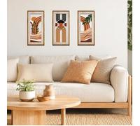Lot de 3 Décoration Bois Boheme Tableau Décoration Murale Bohême 10 OBJET DE DECORATION MURALE