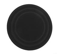 Lot de 3 dessous de plat en silicone résistant à la chaleur - Dessous de plat antidérapant pour plats chauds - Tapis de table de cuisine - Protection de plan de travail - Noir