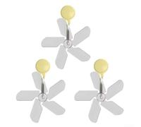 Lot de 3 déviateurs de climatisation ABS - Montage mural - Anti-soufflement | Lot de 3, ABS + acier inoxydable, montage mural, anti-bulles directes, jaune/noir disponible