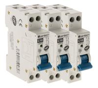 Lot de 3 disjoncteurs 10A PH/N - NF - Zenitech