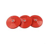 Lot de 3 disques de meulage intégrés grain 50/100/200 pour meuleuse d'angle, support en carbure de silicium pour la coupe de carrelage, métal, polissage, béton, marbre, pierre, verre, utilisation à