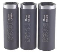 Ryobi Douilles impact 1/2 carré 5132004520 – Ø 17/19/21 mm – Lot de 3