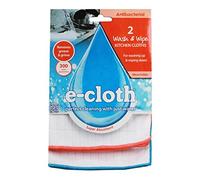 (LOT DE 3) - E-Cloth Antibacterial Wash & Wipe Kitchen Cloth | 2 pac pack | 3 PACK - SUPER SAVER - SAVE MONEY
