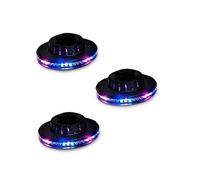 Lot de 3 Eclairages LED pour DJ - Soirée - Fête - Animation - 360 Degrés