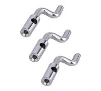 Lot de 3 embouts de câble d'accélérateur en Z Bend compatibles avec les tondeuses à gazon, karts, vélos, tracteurs et câbles de frein
