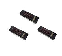 Lot de 3 émetteurs de porte de garage sans fil Pearl 4018 4018V000 TX55-868-4 868,8 Mhz 868,95 Mhz Base+ Pro+ Teckentrup Drive - Compatible 4020 4026 4031 Slider+