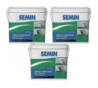Lot de 3 enduits garnissant au rouleau pour la rénovation des supports très endommagés Semin - intérieur - seau de 10 kg
