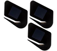 Lot de 3 enveloppes magnétiques pour ouvre-lettres, coupe-enveloppes, lame d'ouvre-courrier avec aimant, ouvre-lettre pour femme, coupe-enveloppe (noir)