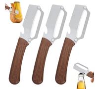 Lot de 3 éplucheurs de légumes multifonctions avec ouvre-bouteille