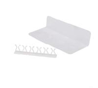 Lot de 3 étagères murales flottantes transparentes en acrylique pour photos de poupées - Style minimaliste - 10 x 10 cm