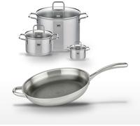 Lot de 3 Faitouts et 1 Poêle 32 cm Elo Relief Evolution