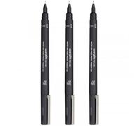 Lot De 3 Feutres De Dessin Uni Pin - 0.2 Mm - Noir - Uni-Ball