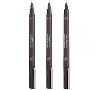 Lot De 3 Feutres De Dessin Uni Pin - 0.5 Mm - Gris Foncé - Uni-Ball