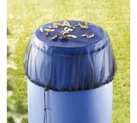 Lot de 3 filets de pluie réglables de 60 cm, filet de protection contre la pluie pour les feuilles, housse de pluie pour citerne d'eau