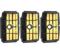 Lot de 3 filtres à air pour tronçonneuse compatibles avec MS193TC, MS193T, MS194T Tronçonneuse à essence, 1137 120 1604, MS 201 T, MS 201 TC