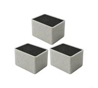 Lot de 3 filtres à charbon actif pour Geberit DuoFresh Noir