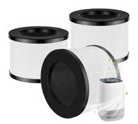 Lot de 3 filtres de rechange TZ-K1 compatibles avec les purificateurs d'air ToLife TZ-K1 Air Puri-fier, MK01 MK06 et FreAire KN6391, filtre HEPA 3 en 1 H13, filtre à charbon actif et préfiltre, filtre