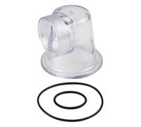 Lot de 3 filtres transparents avec joints | Cet insert de couvercle préfiltre transparent assure un débit d'eau optimal et des fuites dans votre piscine.