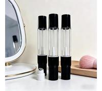 Lot de 3 flacons de parfum de voyage rechargeables 2 en 1 de 10 ml - Design à double tête et rouleau - Atomiseur de voyage étanche pour parfum, parfum et huiles essentielles