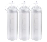 Lot de 3 flacons souple compressibles, 240 ml - Westmark