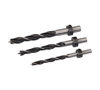 Lot de 3 forets pour chevilles de bois 6, 8 et 10 mm