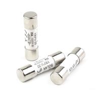 Lot de 3 fusibles PV DC 30 A 30 A 1000 V 10 x 38 mm pour une utilisation en protection de circuit avec prises, poêle, douche et appareils de chauffage (20 A)