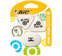 Lot De 3 Gommes Mini Fun