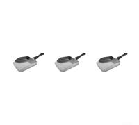 Lot de 3 grandes spatules pour barbecue en métal - 35 cm - Antidérapantes | 35 cm de long, poignée antidérapante, idéal pour les aliments lourds, passe au lave-vaisselle, métal durable