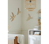Lot de 3 hirondelles murales marron TU