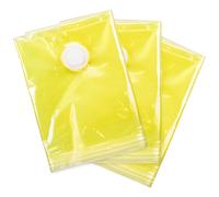 Lot de 3 housses à vide d'air parfumée jaune COSLADA parfum jasmin