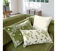 Lot de 3 housses de coussins Iplique vert