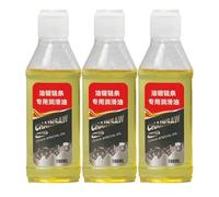 Lot de 3 Huile De Lubrification De La Tronçonneuse, 100 ML De Lubrifiant Synthétique À La Rouille, Huile De Scie À Chaîne, Huiles De Tronçonneuse pour La Tronçonneuses De Batterie, Solvant Pénétrant