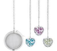 Lot de 3 infuseurs à thé en acier inoxydable avec pendentifs