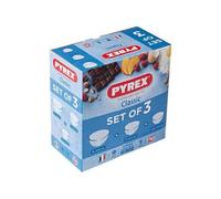 Lot De 3 Jattes En Verre Pyrex Classic Transparent