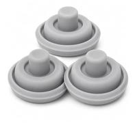 Lot de 3 joints indicateurs de cuisson pour autocuiseur WMF Perfect et Perfect Plus - Caoutchouc silicone Ø 3 cm - Compatible avec casseroles 2,5 l à 8,5 l - Recharge pour caoutchouc WMF Perfect