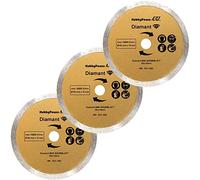 Lot de 3 lames de scie Disque de coupe diamant 85 x 10 mm Convient pour Proxxon Scie circulaire de table