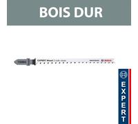 Lot de 3 lames de scie sauteuse 117 mm T 308 BO HCS Bois dur BOSCH