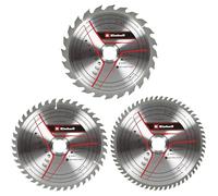 Einhell – Jeu de 3 lames de scie 210 x 30 x 2,5 mm – 24/42/60 dents